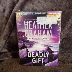 "Deadly Gift" by Heather Graham, 8 CD Set Audiobook, Flynn Brothers Trilogy